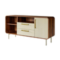 **Moderne houten tv-meubel met lades en opbergruimte**