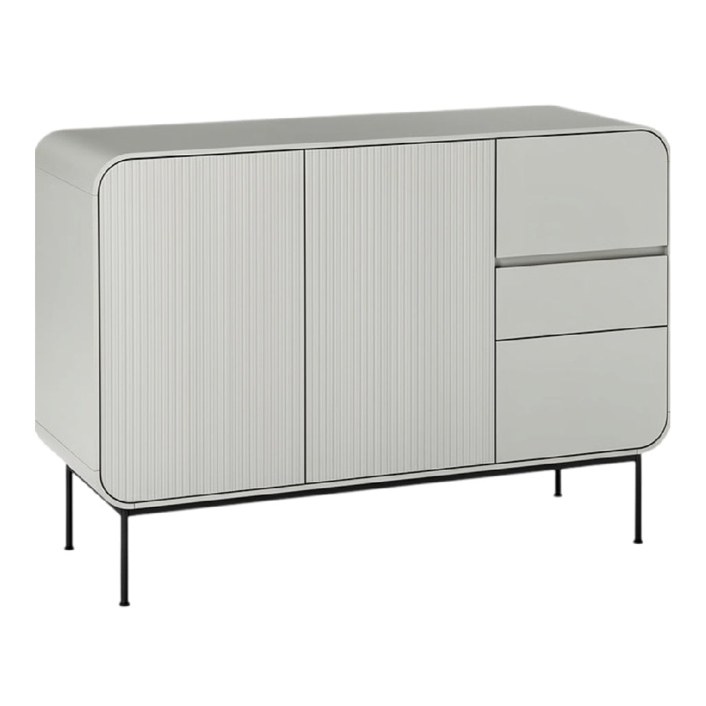 **Moderne kast met strakke lijnen en minimalistisch design**