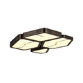 **Moderne plafondlamp met vierkante paneelontwerpen**